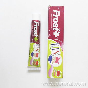 cartoon kids toothpaste strawberry flavor Dentifrice